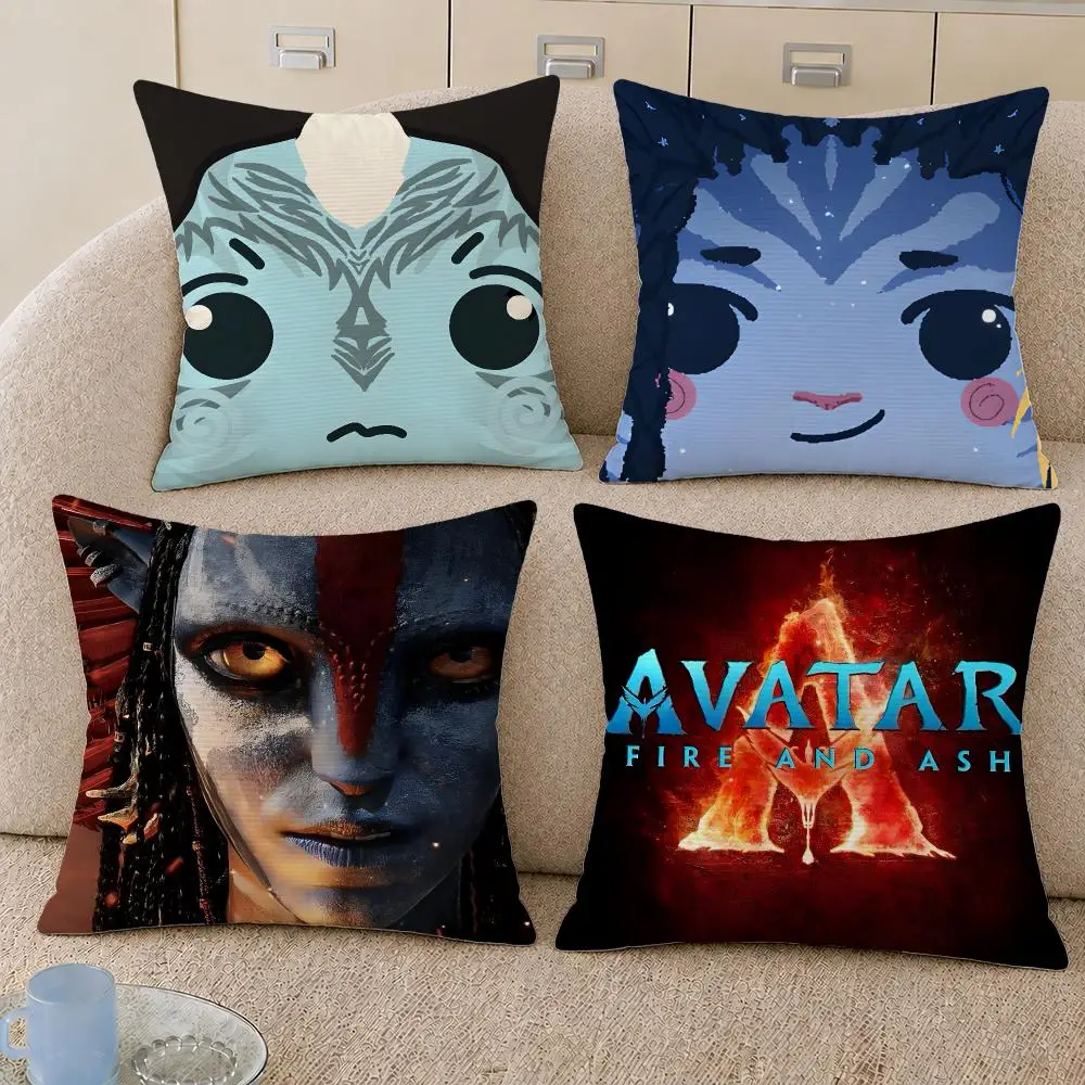 Movie Avatar Fire and Ash Pandora Cushion Cover Decorative Pillowcase Soft Short Plush Cozy Durable Sofa Home Decor Items Gift