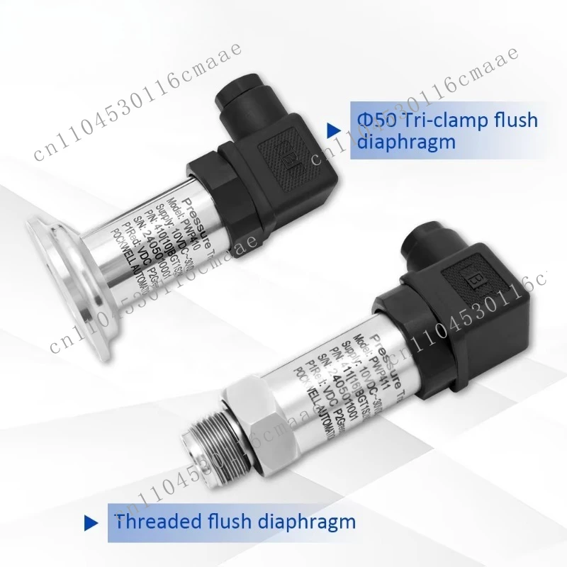 SS316L stainless steel Clamp Type Sanitary Diaphragm Pressure Sensor Silicon Hygienical Pressure Transmitters Food Industry
