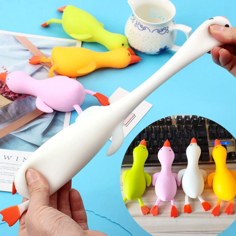 

Duck Squeeze Toys Soft Goose Cute Kawaii Animals Vent Toys Decompression Stretch Toys For Children