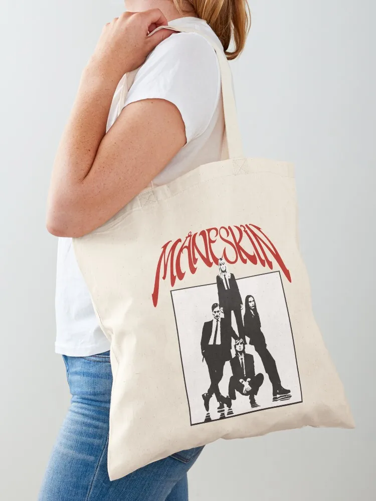 Maneskin Tote Bag eco pack custom canvas bag bags luxury women