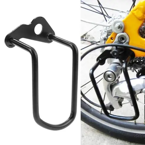 산악 자전거 뒷 변속기 가드 보호대 커버 내구성 MTB 도로 자전거 액세서리 사이클링 기어 용 쉴드 매달려
