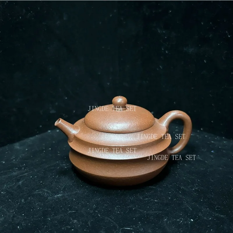 

110 мл Исинский фиолетовый глиняный чайник, маленькая емкость, мастер-чайник ручной работы, китайский минеральный красивый чайный набор для инфузии чая
