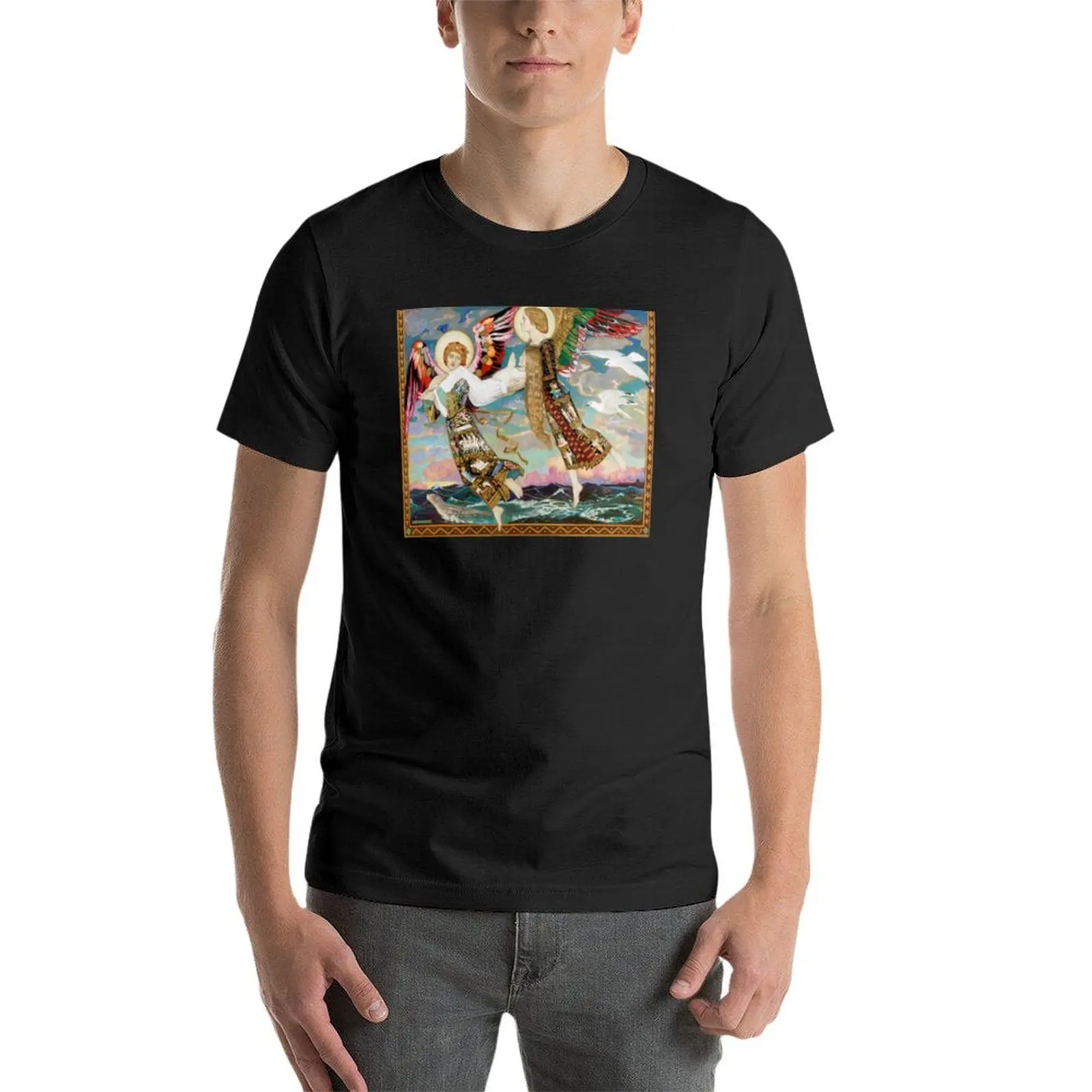 Saint Bride Saint Brigid of Kildare John Duncan T-Shirt koszulki koszulki graficzne ciężkie t shirty wagi ciężkiej dla mężczyzn