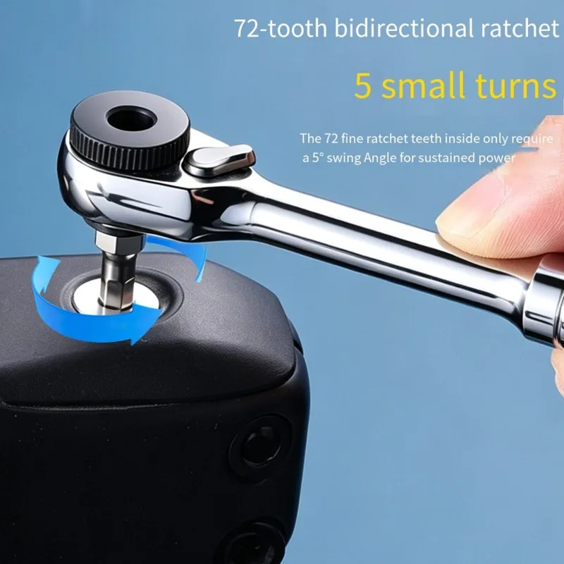 HOTB72A Industrial Tool Set-S2 Steel Multi-Functional Bicycle Repair Tool Kit 1Set