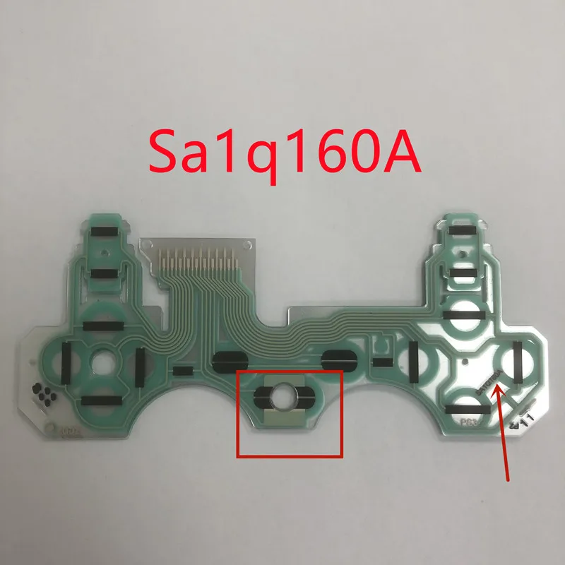 5 unids/lote para controlador de juego Ps3 película conductora teclado botón cinta Cable flexible SA1Q160A SA1Q194A SA1Q135A SA1Q188A