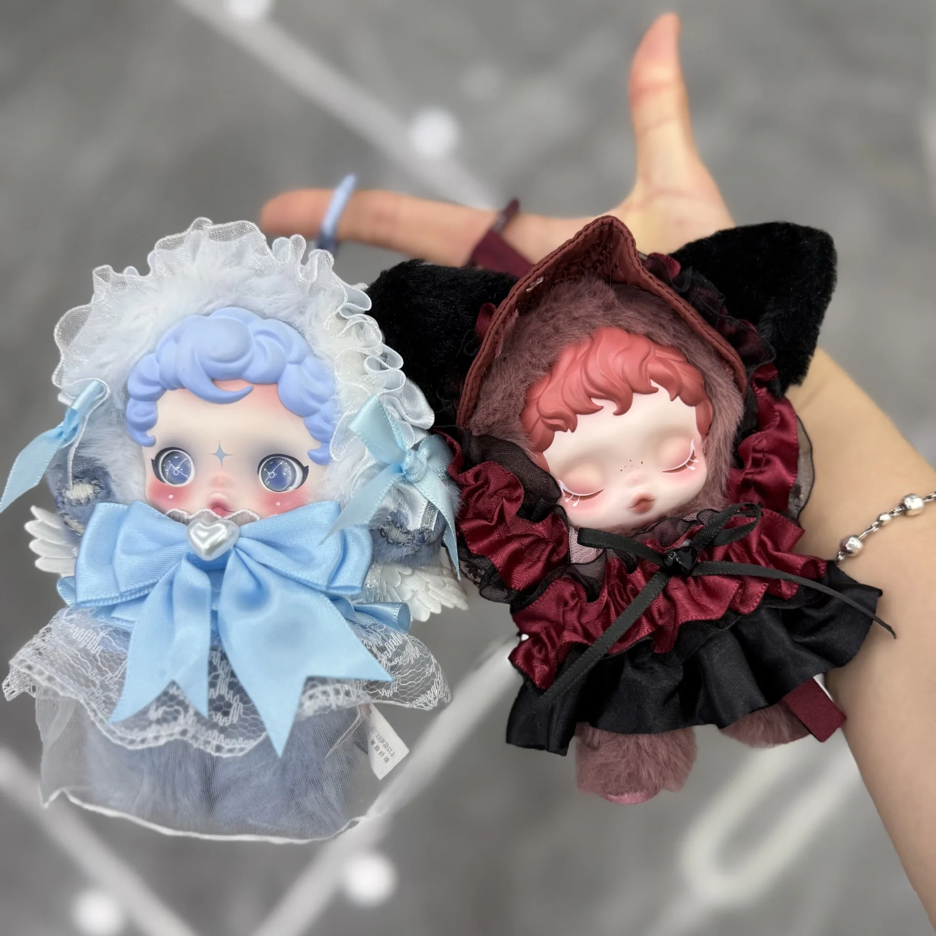 10cm Mini Doll Clothes For Skullpanda V1/V2 L'Impressionnisme Series Clothing Cute Princess Dress Doll Outfit Accessories Gift