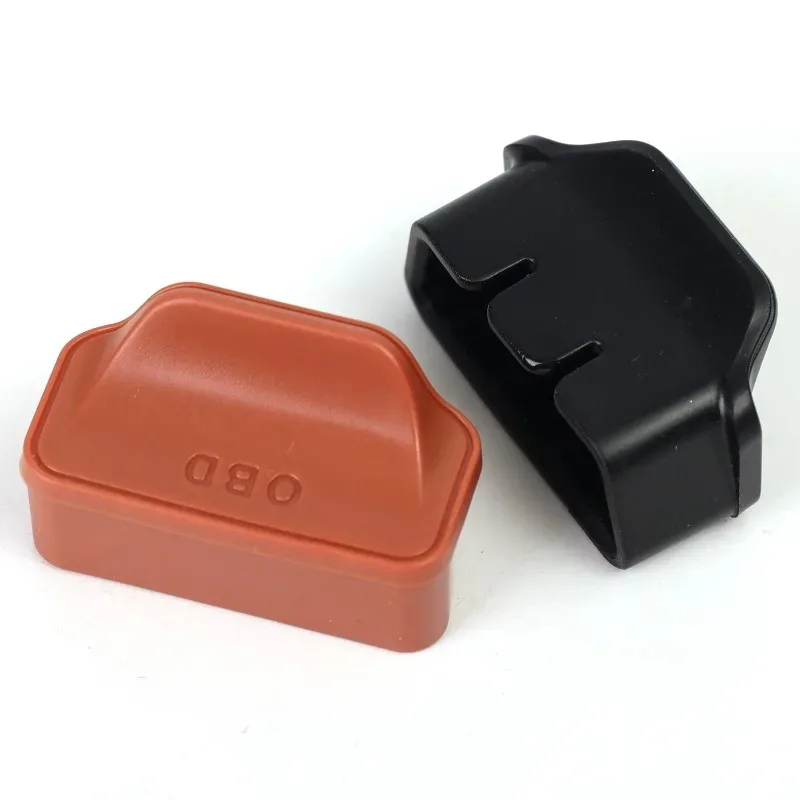 Car OBD Silicone Obd Dust Cover Diagnostic Interface Protective Cover Protective Cover Interior Trim Modification Parts 1/3/5PCS