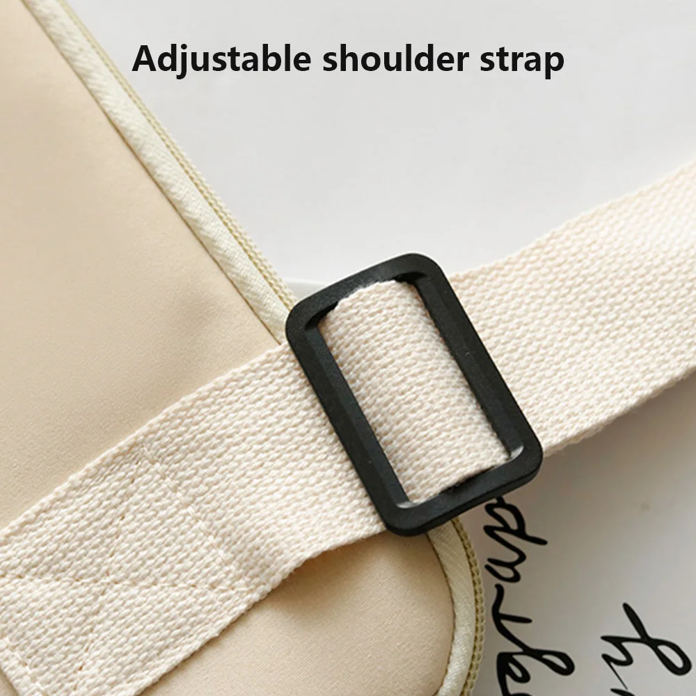 For iPad Student Handbag Suitable for Girls Korean Fashion Solid Color Shoulder Bag Portable Laptop Cosmetic Bag Women Bag