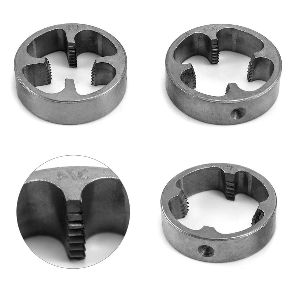 6 Pcs/Set PVC Water Pipe Die Threader Making Tool Set，1/2\