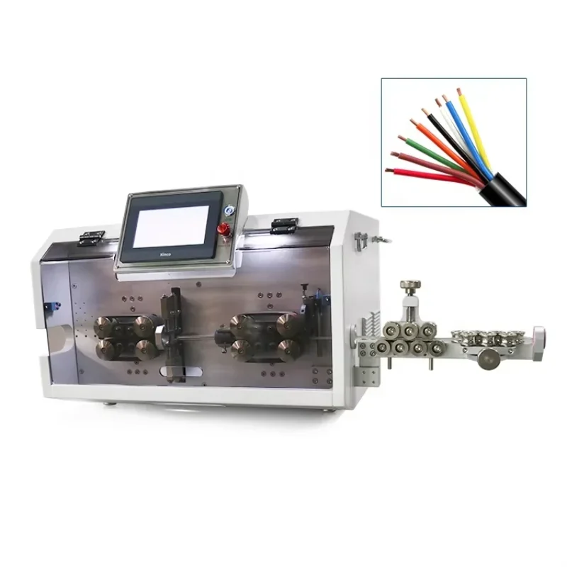 0.75-35mm2 Factory Wholesale Automatic Multi-core Sheath Cable Wire Stripping Machine Copper Cable Stripper Cutting Machine