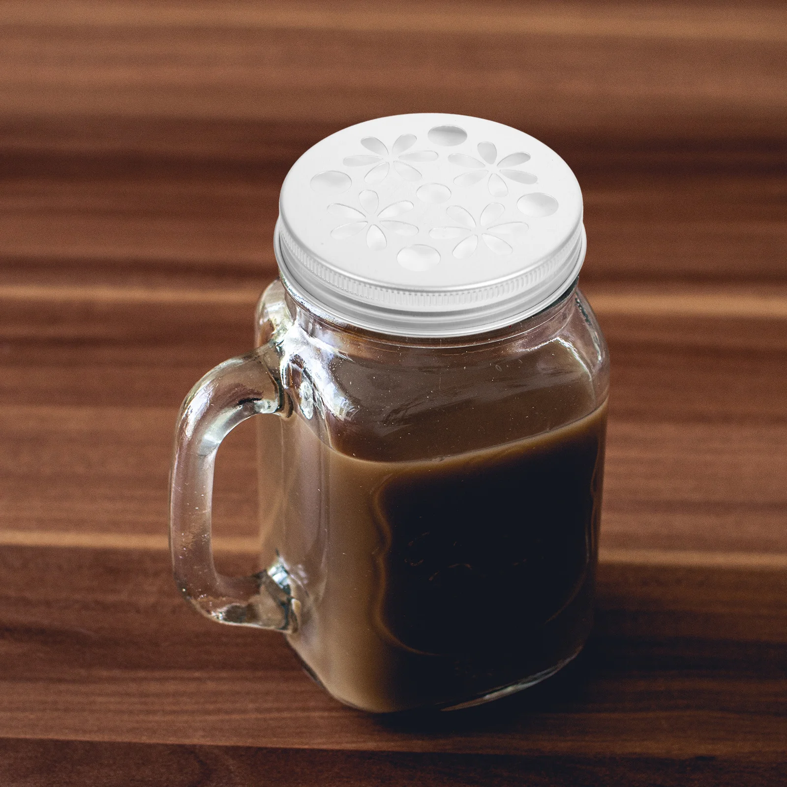 

12Pcs Mason Jar Floral Grid Metal Flower Lid Insert Organizer Holder for Vase Arrangement Reusable Floral Grid for Vase