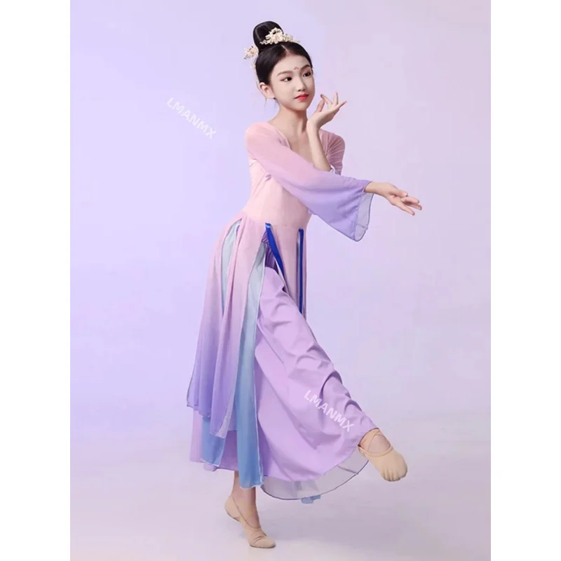 

asdh8@Hanfu-Classic Short Costume for Girls, Floating Ethnic Practice Clothes, Fan of Alberoise, poCOSda@