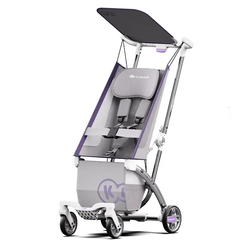 

Foldable Pocket Car Baby Strolling Artifact for Children Outdoor Lightweight Folding Baby High Landscape Baby Strolling Cart