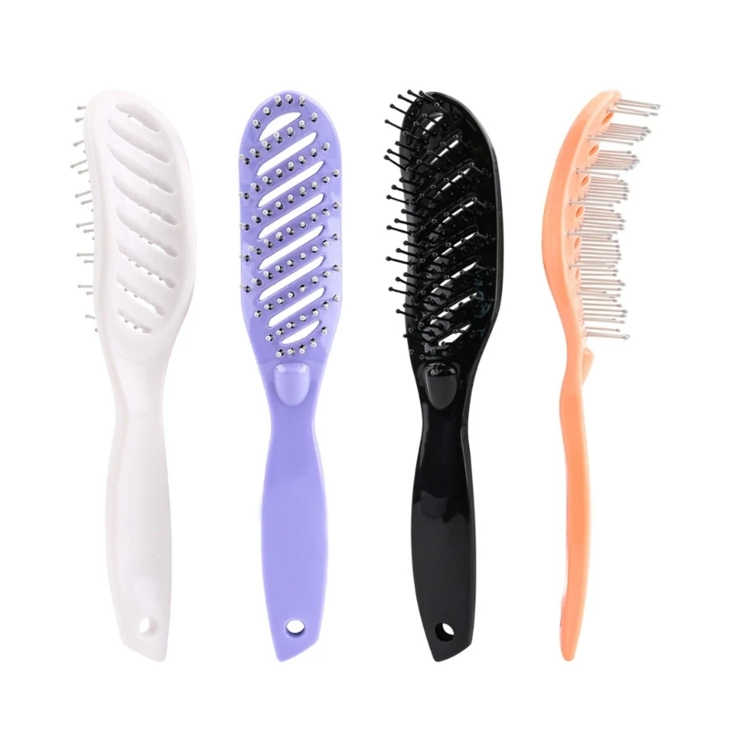 Practical Hair Comb Detangling Hair Brush Hollow Out Hair Brush Massage Comb Drop Shipping