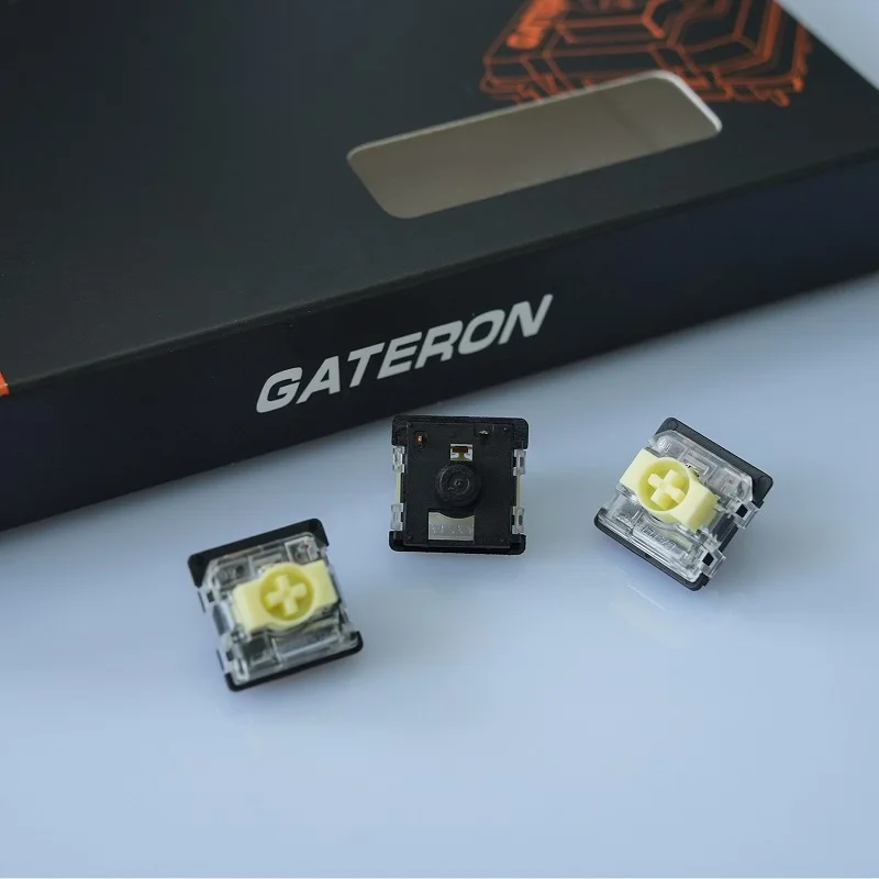 GATERON KS-33 Low Profile 2.0 Banana Switch 3 Pin RGB Customized DIY Hot Swap Mechanical Keyboard Switch