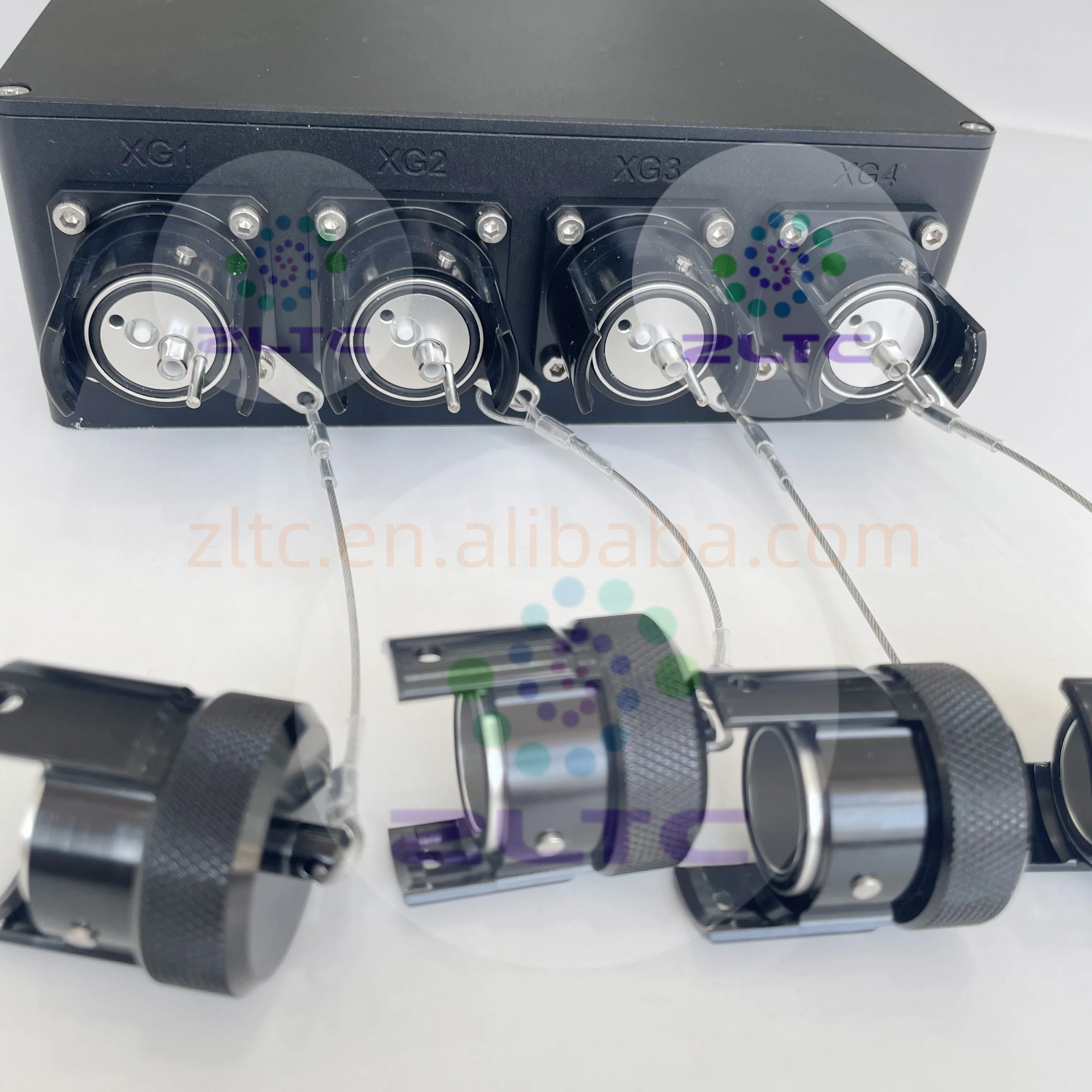 ZLTC YZA 2cores Socket Juction Box TBE003 TBE005 series specialty fiber connector box harsh environment using