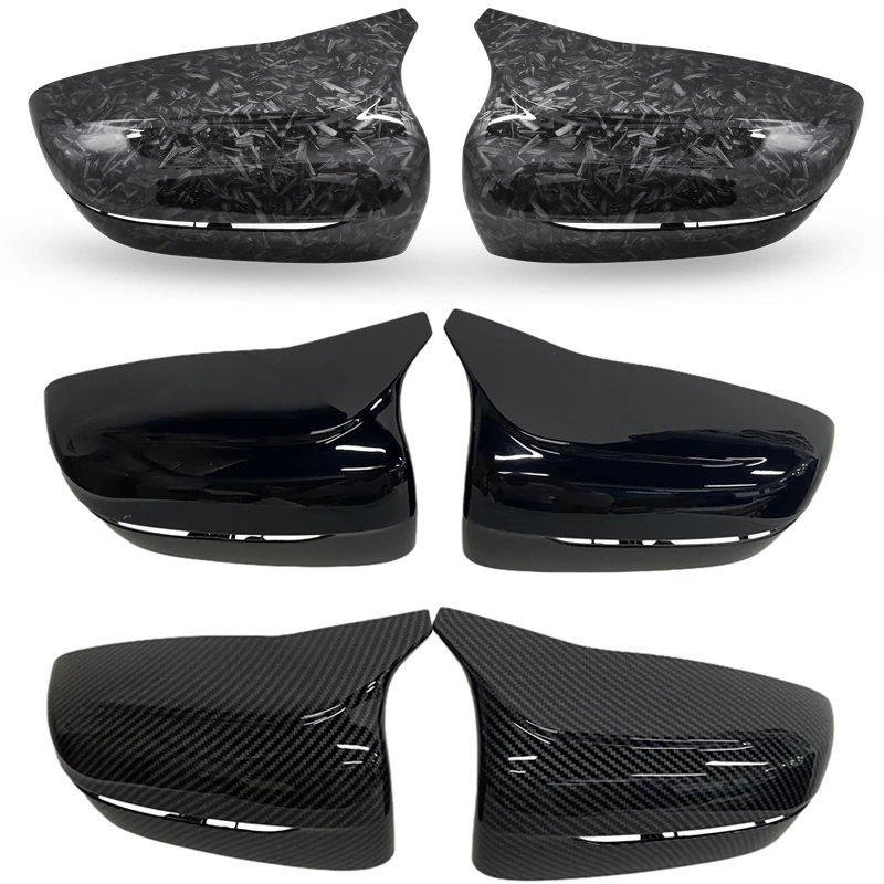 Carbon Fiber Exterior Side Rearview Mirror Cover Trim For BMW 3 4 5 7 8-Series G20 G21 G28 G11 G12 G14 G15 G16 G30 G31 G38 G22