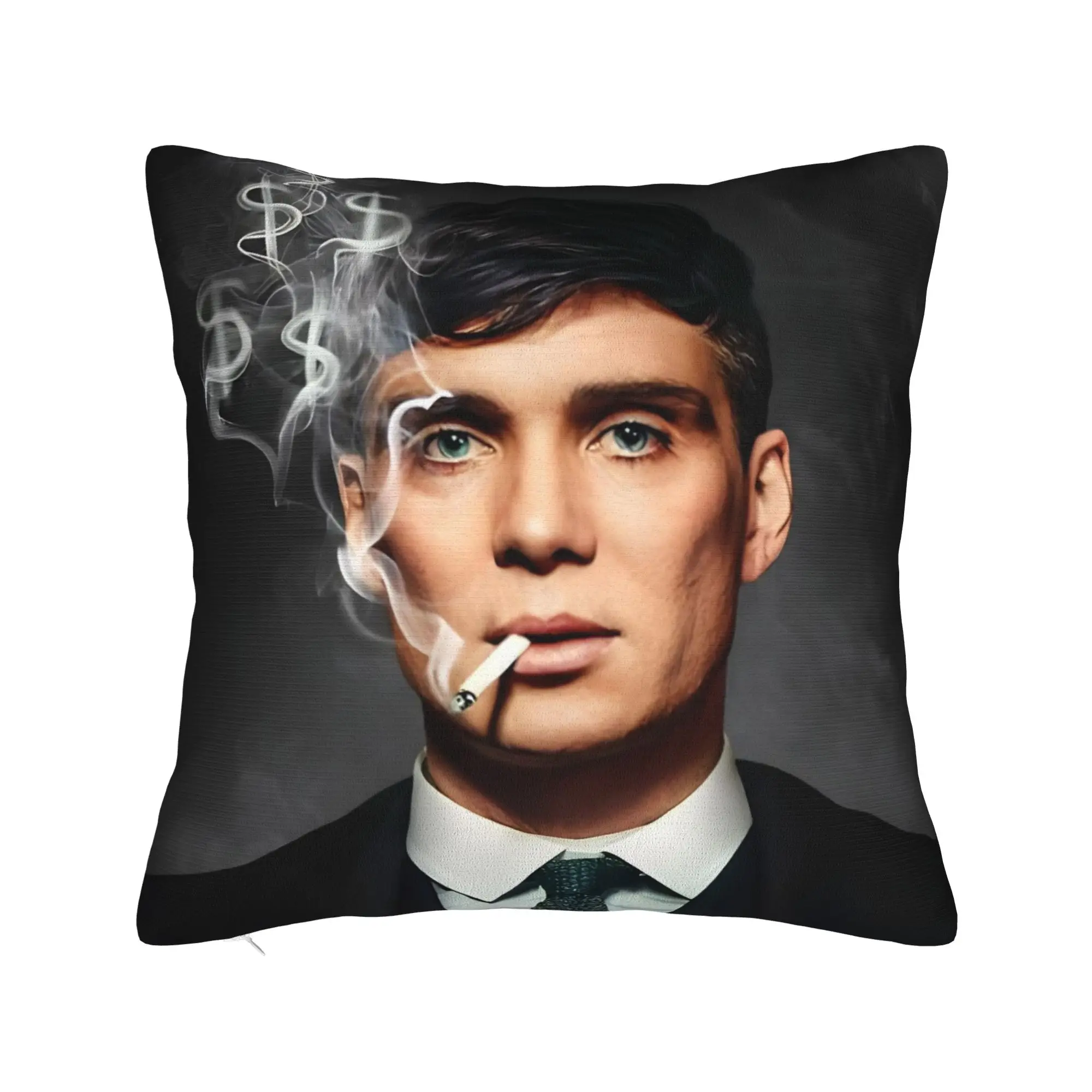Decorative Pillow Cover Tommy Shelby Peakys Blinders Accessories Home  Pillow Case Cover Zippered Multi-Size