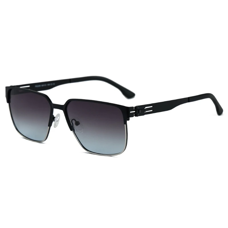 

New Square Frame Personalized Retro Street Shot Versatile Sunglasses Fashionable Trendy Sunshade Portable Sunglasses 2200