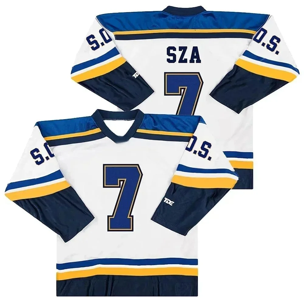 SZA Jersey SOS Blind New Album Merch 2023 North American Tour Unisex 3D-Druck Langarmshirts mit Rundhalsausschnitt – Detail 5