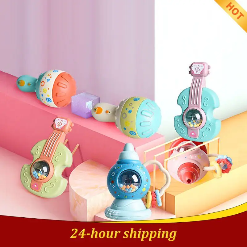 

Y Baby Rattles Infant Early Educational Toys Toddler Chew Teether Grasp Training Toys Baby Ring Bell Teach Toys Speelgoed