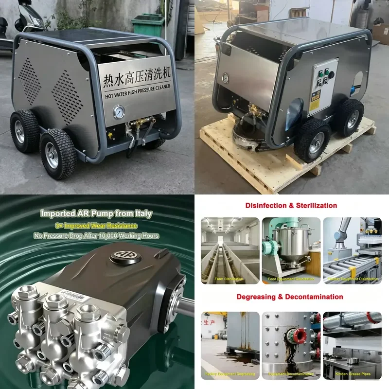 for Industrial Electric High Pressure Cleaner Hot Cold Water 15L Min 3600psi 250bar Pump Type Best Quality Favorable Price