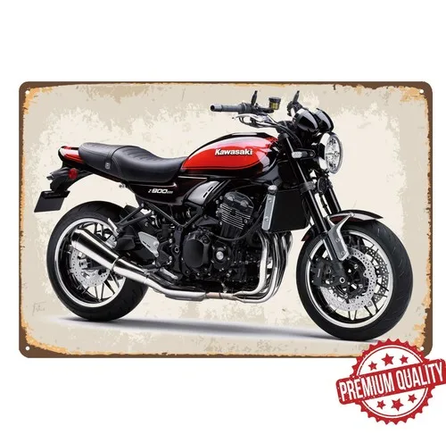 z900 Motorcycle Metal Poster - Collectable Tin Sign Size: