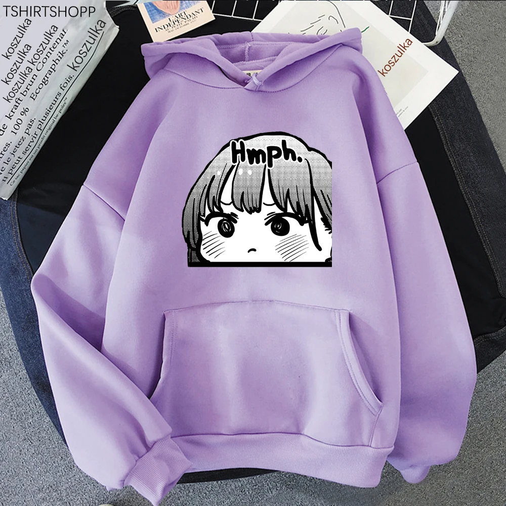 The Dangers In My Heart Anime Hooded Yamada Anna Funny Printed Plus Size Hoodie Men Women Sweatshirts Winter Warm Pullover