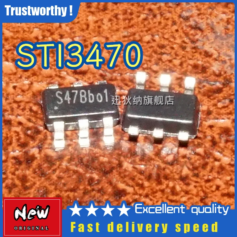 50PCS STI3470 Marking S47 New Original SOT23-6 Voltage Regulator And Step-down Chip