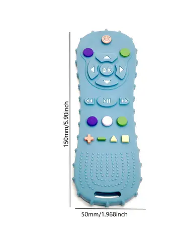 1/3PCS Baby Remote Control Teether Silicone Baby Anti-Eating Gloves Pacifier Bracelet Teething Stick Biting Toys