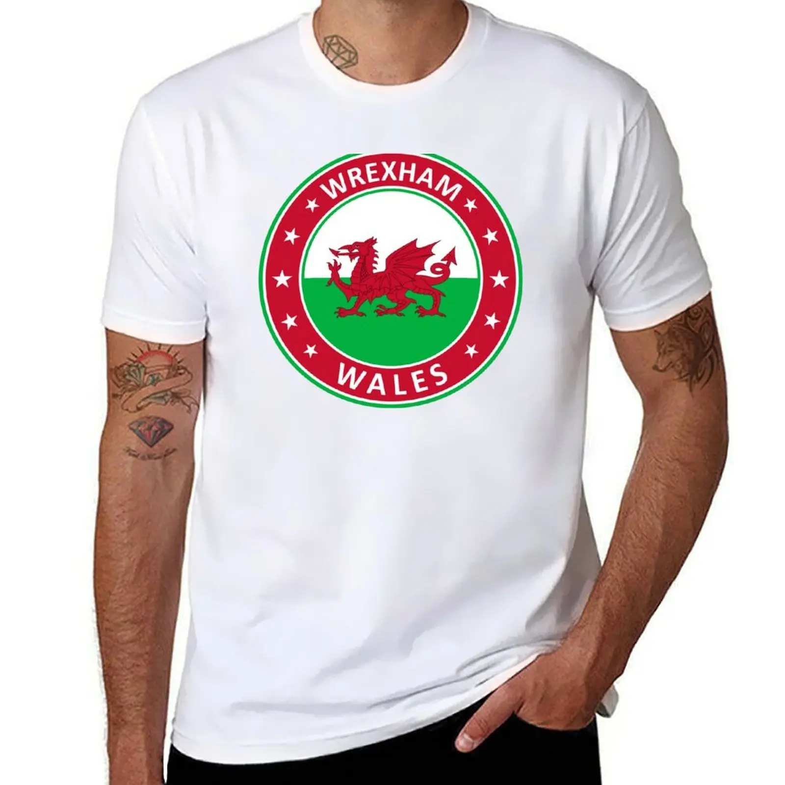 

Wrexham, Wales T-Shirt cute clothes Luxury man plus size clothes valentines clothes luxury men