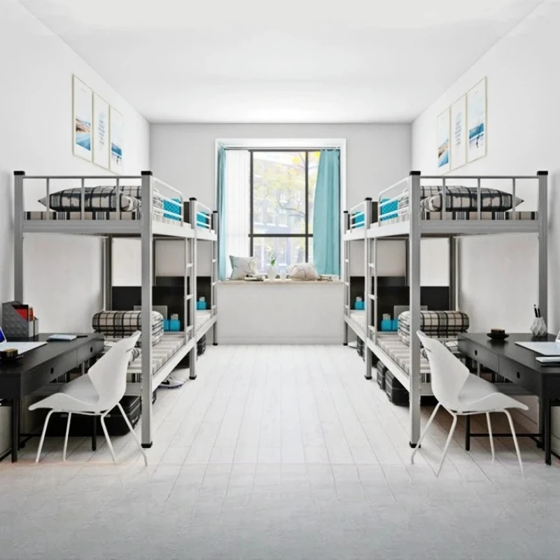 Bed, -Storey Student Apartment, Staff High Low Bunk Beds, , Single And Double Dormitory, Iron