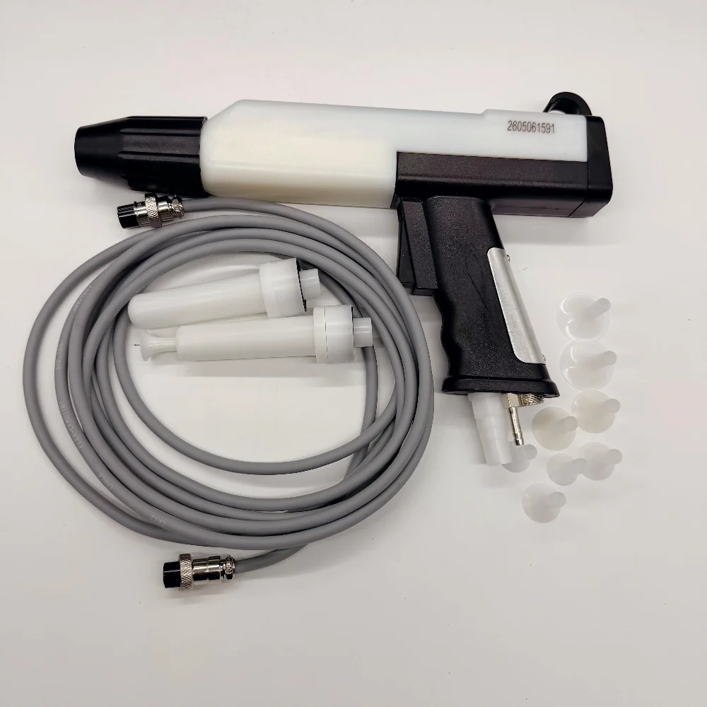 Portable Manual Electrostatic Powder Painting System Powder Coating Spray Gun WX-958 Spray Nozzle for WX-958