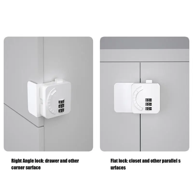 Fridge Child Lock Freezer Locks For Kids With Password Safety Locks With Sticky Adhesive Pads Multi-functional Appliance Door