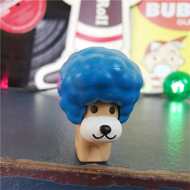 3cm cartoon mini Afro dog Ken figure toy kids PVC collection model