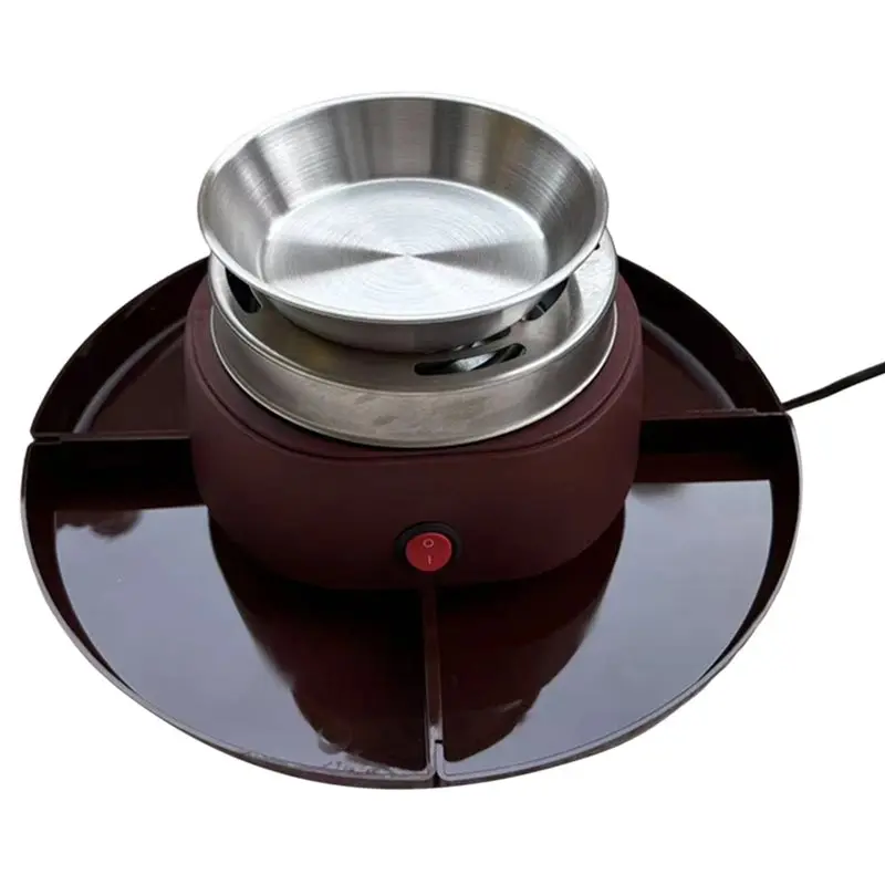 صانع S'mores الكهربائي الداخلي على سطح الطاولة - مجموعة Smores مع تحميص الخطمي - لوازم ليلية للفيلم بمقبس الاتحاد الأوروبي #1