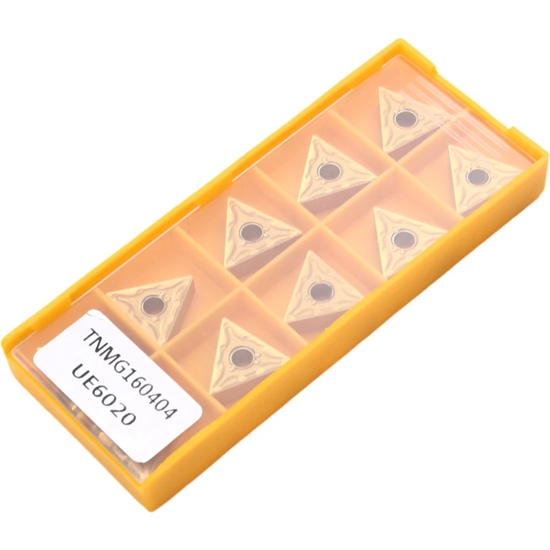 

10 шт. TNMG 160404 -MA UE6020 30 ° Внешний токарный инструмент Токарный станок с ЧПУ Режущие инструменты Металлическое лезвие