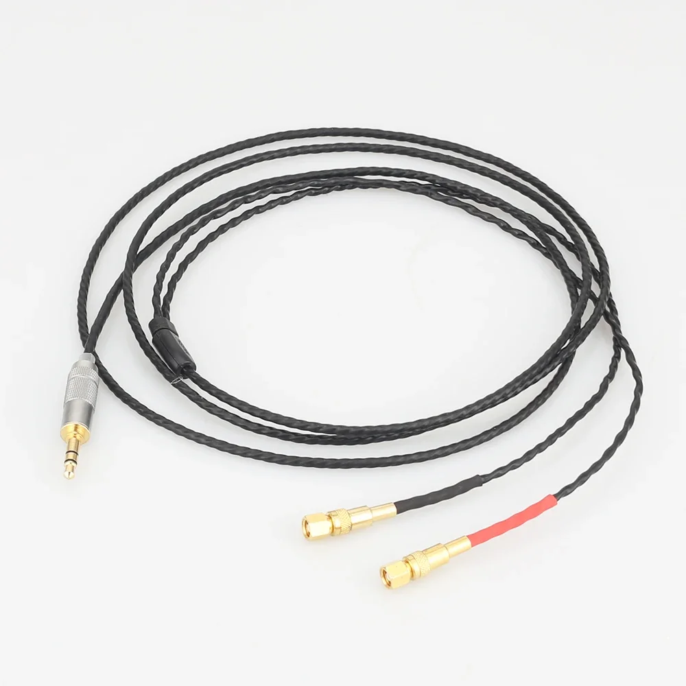 Per piece 5N OFC Silver Plated with Shielding HE-5 HE-6 HE-400 HE-500 Headphone Upgrade Cable