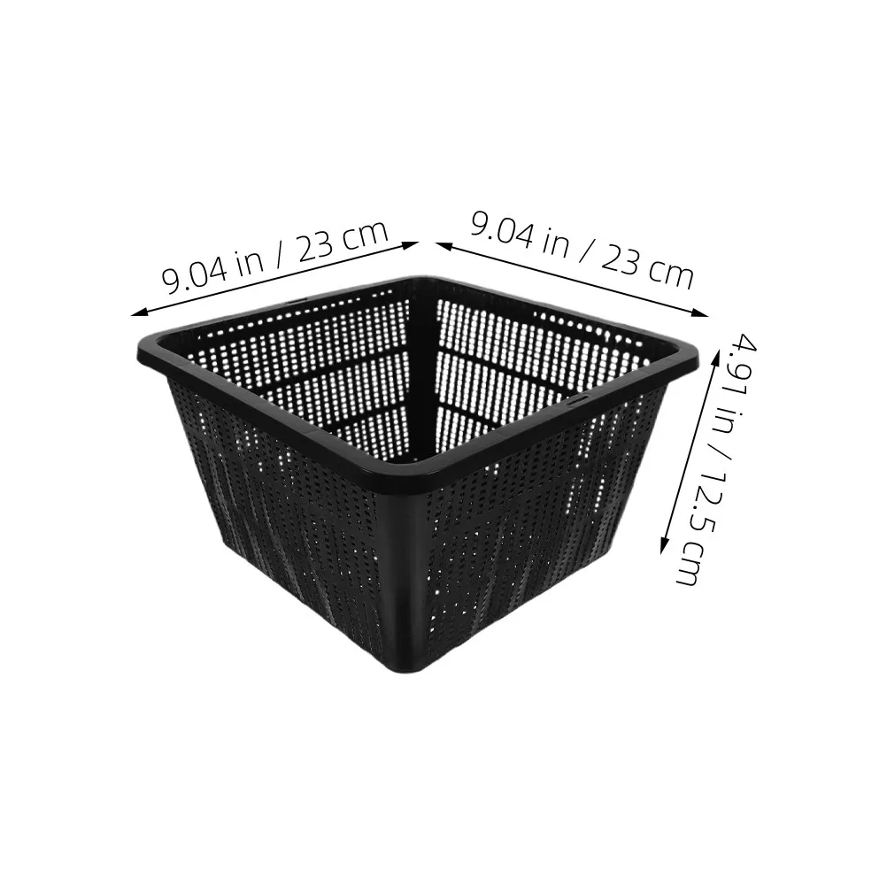 3pcs Hydroponic Net Cups: Slotted Mesh Plant Baskets For Vegetables Lightweight Plastic Growing Pots Garden System Container