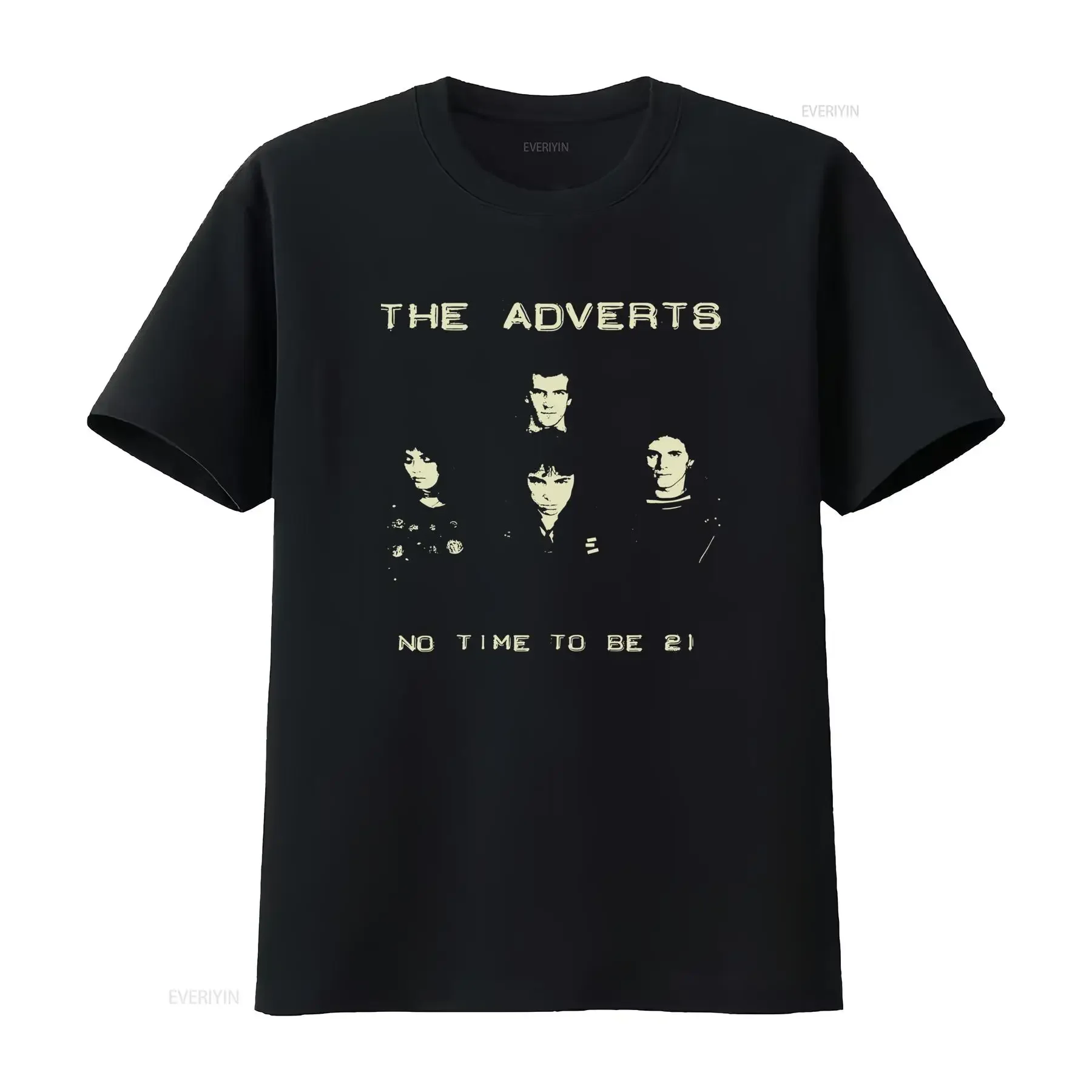 The Adverts T Shirt Crew Neck Regular Fit Slight Stretch Fabric All Season Casual Style Print Pattern Perfect for Men vintage