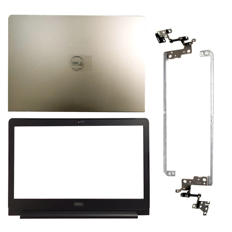 

Original For Dell Vostro 14 5468 V5468 Laptop LCD Back Cover/Front Bezel/Hinges Gold Silver 0DC02Y 07DYD6 05T9CW