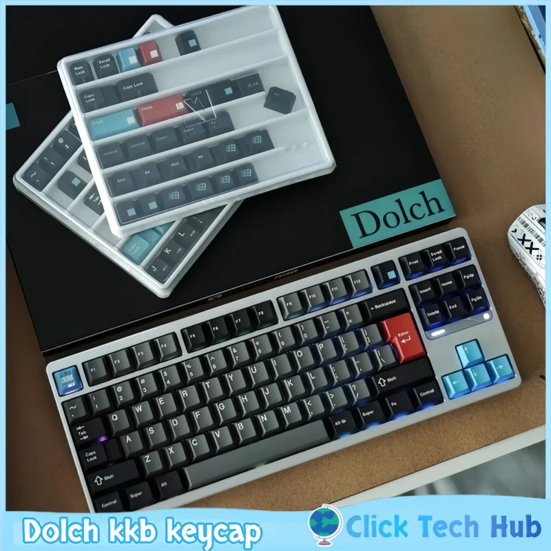 

Keykobo Dolch Kkb Keycaps Cherry Height Abs Material Two-Color Three Color Injection Molded Keycaps Mechanical Keyboard Keycaps