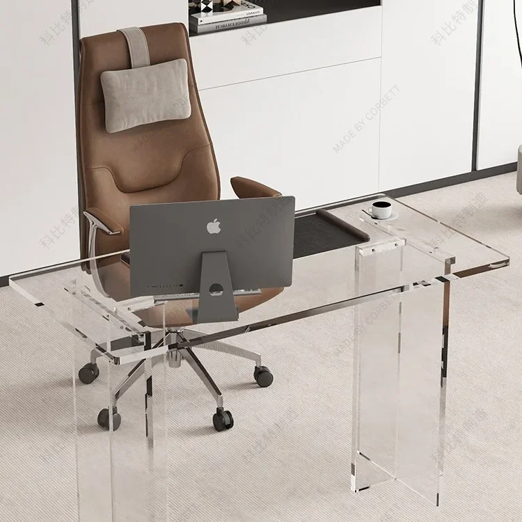 2026 Simple Solid Wood Desk Household Suspended Writing Table Negotiation Conference Long Table