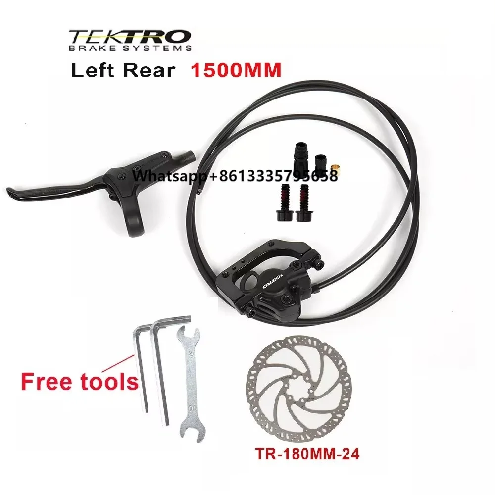 

High Quality MTB Road Bike Cycle Disc Brake Set HD-E730 Electric Bike Brake 900/1900mm Cut off Power Hydraulic Brake