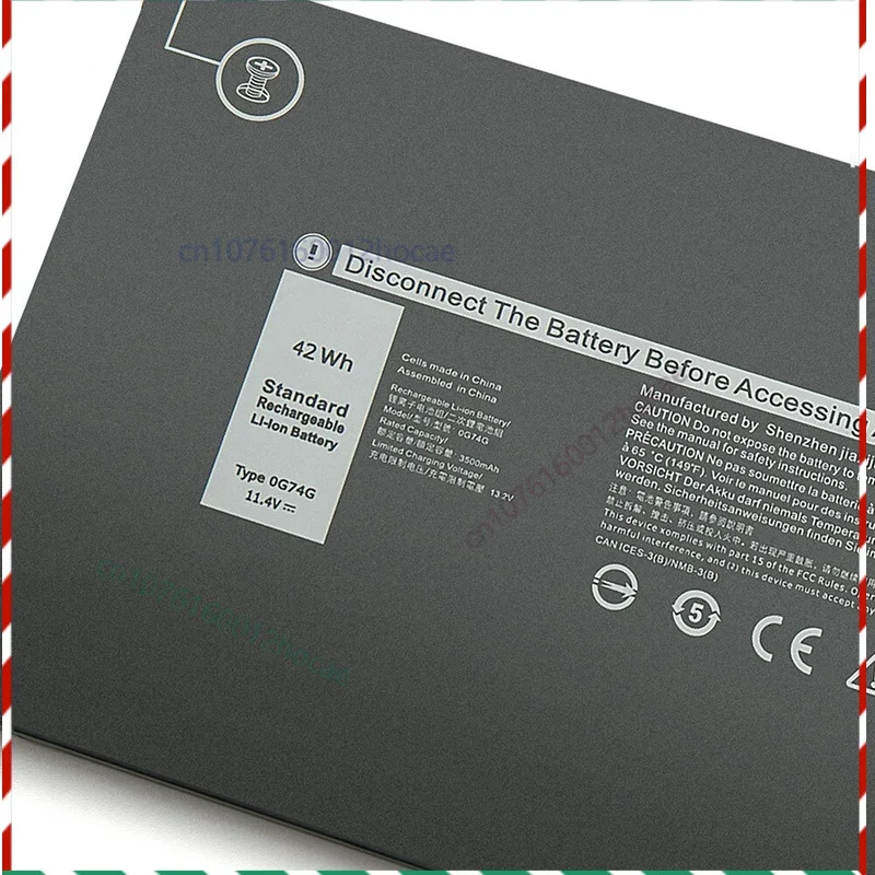 

0G74G 02PFPW Battery For Dell Latitude 5300 5310 7300 7400 P97G P96G P99G P100G