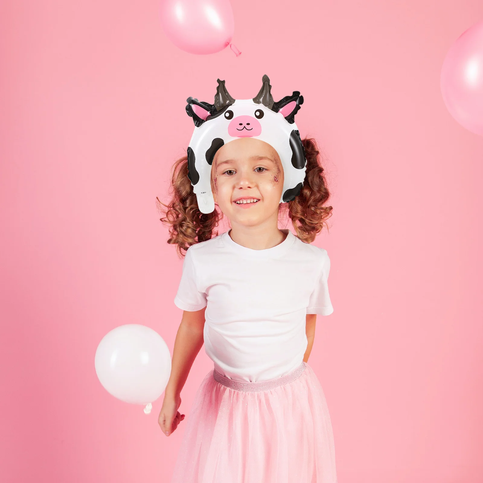 

50Pcs Inflatable Animal Balloon Headbands Cartoon Decorative Party Ornament Festival Hairbands for Kids Animal Balloons