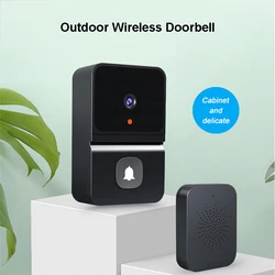 Timbre inalámbrico con WiFi para exteriores, timbre inteligente con cámara de visión nocturna, impermeable, vídeo HD de 720P