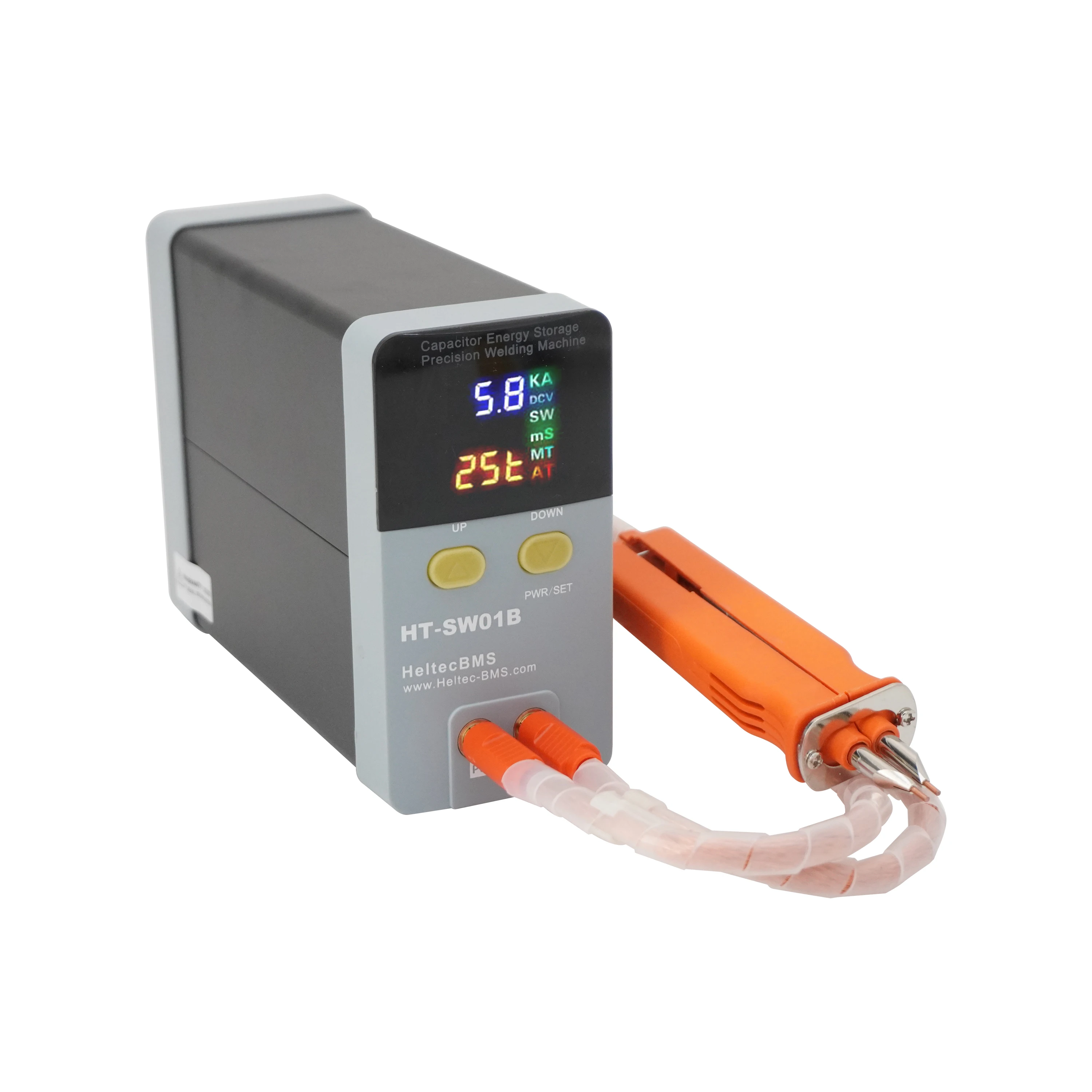 Nieuwe Heltec 11.6kw Draagbare Kleine Vlek Lasser/Condensator Opslag Batterij Puntlassen Machine Led Digitaal Display 0.3Mm Dikte