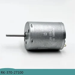 RK-370-27100 Small 370 Motor DC 3.7V 5V 6V 8V 10900RPM Micro Carbon Brush Electric Motor 17mm Long Shaft DIY Hobby Toy Model