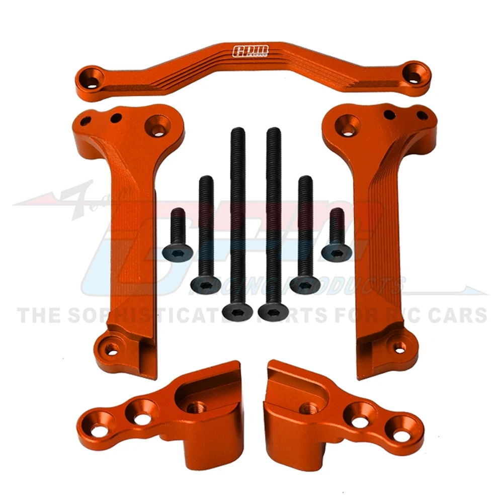 GPM سبائك معدنية قابل للتعديل مانع الصدمات الخلفي جبل مقعد ثابت 8939 ل Traxxas 1/10 MAXX V2 2.0 WideMaxx شاحنة كبيرة RC سيارة #5